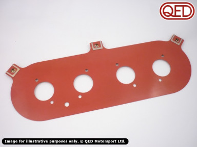 ITG air filter backplate for QED-Jenvey DTH throttle bodies