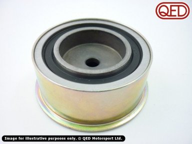 Cam belt idler pulley, steel, for early (round tooth) belts