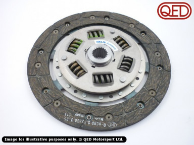 Clutch plate, 4 speed, heavy duty/competition, organic, Helix