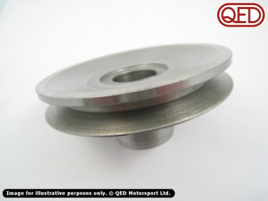 Crank pulley, small, steel, for race applications