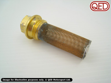 Dry sump pan bung and filter