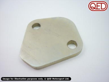 Fuel pump blanking plate
