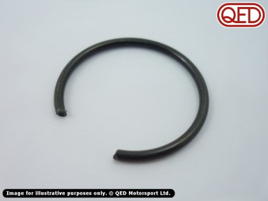 Gudgeon pin circlip for forged pistons