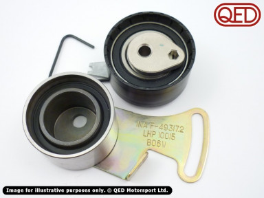 Tensioner roller, steel/plastic