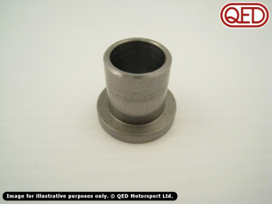 Water pump pulley, bore spacer